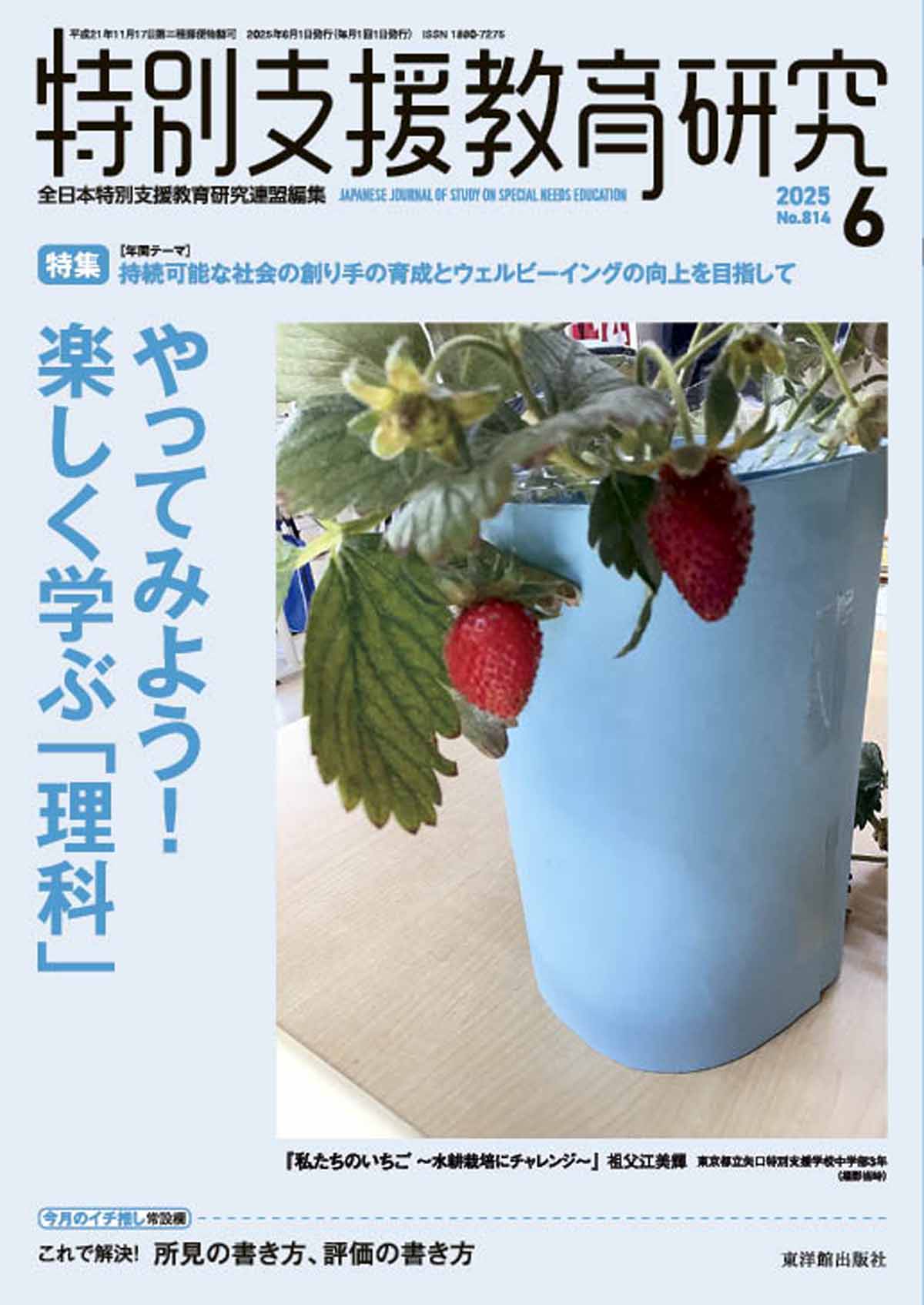 月刊 特別支援教育研究2025年6月号