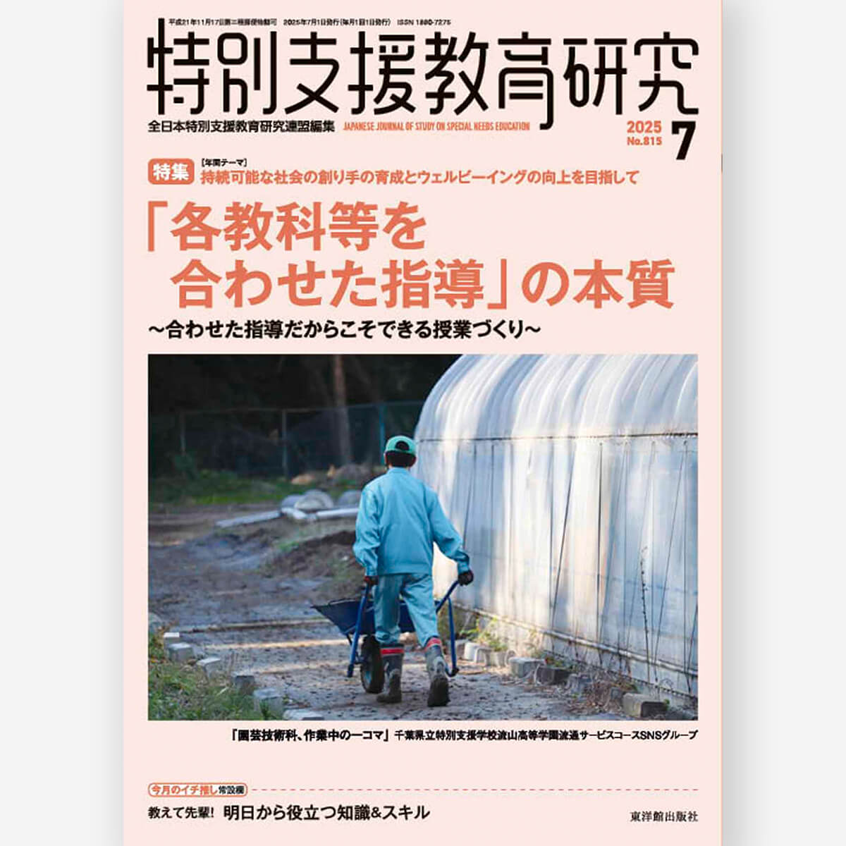 月刊 特別支援教育研究2025年7月号