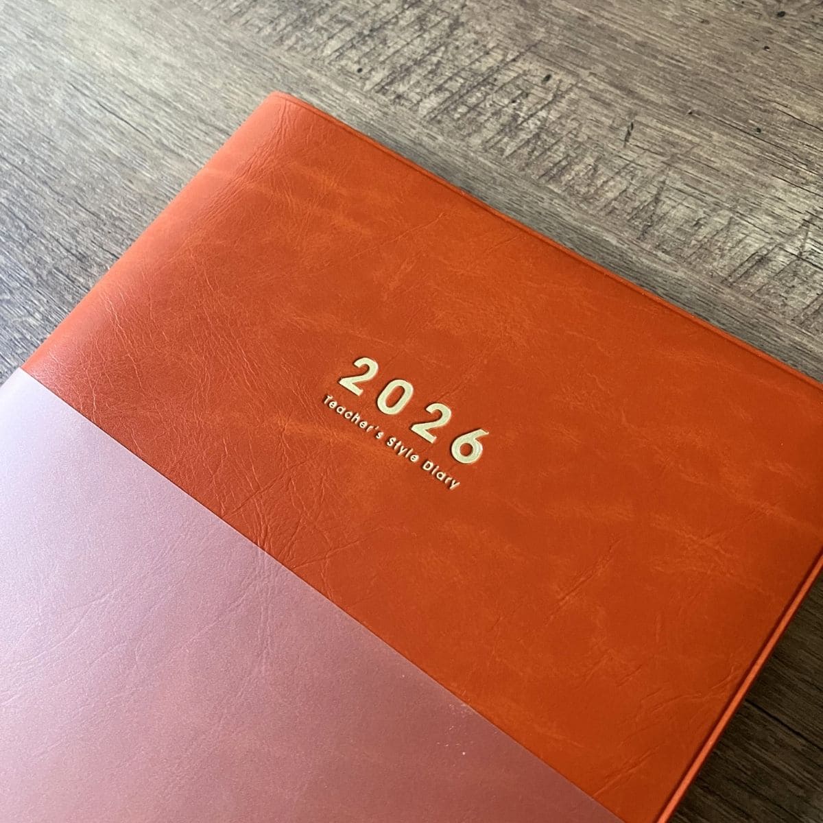 【Orange】着せかえカバー 先生スタイル手帳2026 A5サイズ